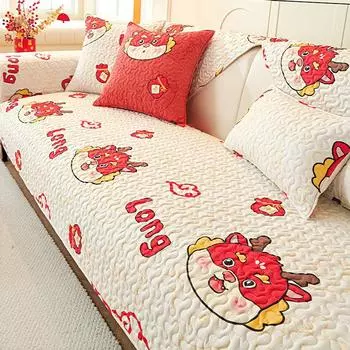 Подушка для дивана из чистого хлопка, осенне-зимняя национальная мода, универсальный праздничный чехол для дивана на четыре сезона 70*70