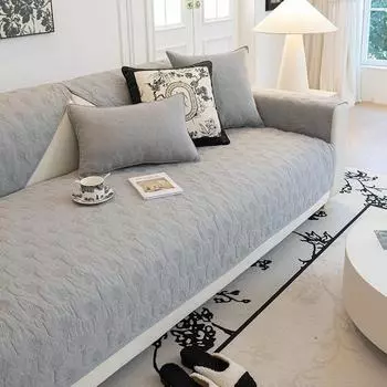 Подушка для дивана из чистого хлопка с вышивкой, нескользящая, однотонная, скандинавская, универсальная, на диван, на все времена, чехол для дивана 70x70cm 1pcs