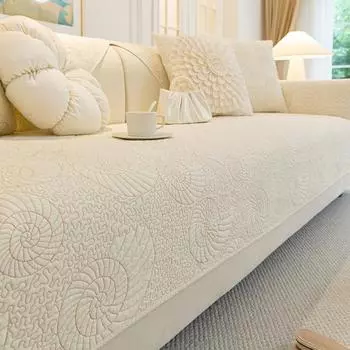 Подушка для дивана из чистого хлопка, универсальный чехол для дивана Four Seasons, нескользящая ткань, подушка для дивана, полотенце, простой современный чехол для дивана, ткань 70*70cm