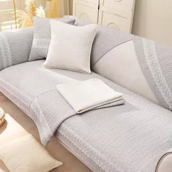 Подушка для дивана из чистого хлопка в деревенском стиле, универсальные нескользящие подушки на четыре сезона, простой набор, чехол, ткань, полотенце 70*70cm
