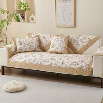 Подушка для дивана из хлопка, противоскользящая ткань, чехол для дивана Four Seasons Pastoral Small Fresh, полотенце для дивана 70*70cm