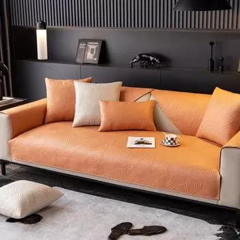 Подушка для дивана из искусственной кожи, универсальный шерстяной антипригарный чехол на четыре сезона, водонепроницаемый, не царапающийся, высококачественный кожаный чехол на сиденье 70*70cm