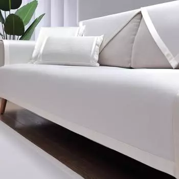 Подушка для дивана из ледяного шелка, доступная роскошная стильная летняя летняя подушка для сиденья для лета, высококачественный кожаный чехол для дивана из цельного дерева, чехол 60*60