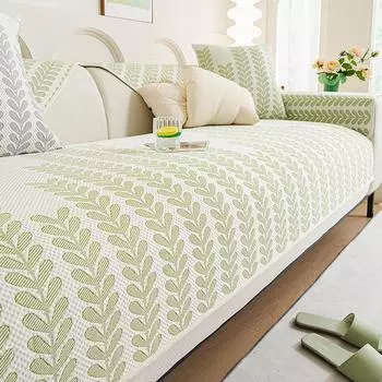 Подушка для дивана из ледяного шелка, летняя простота, современный светильник, роскошный высококачественный крутой чехол для дивана, ткань, нескользящая 70*70cm