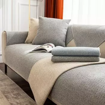 Подушка для дивана из шенилла для гостиной, скандинавский коврик для дивана, нескользящий чехол для дивана, угловой диван, полотенце, подушка для сиденья, домашний декор 70x70cm 1pcs