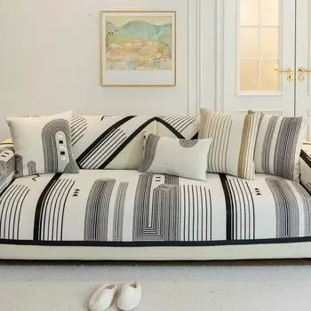 Подушка для дивана из шенилла для гостиной Four Seasons Universal Simple, ткань для подушки, весна-лето, нескользящая спинка для дивана, подлокотник 70x70