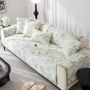 Подушка для дивана из шенилла Four Seasons Universal с противоскользящим эффектом Подушки для сидения дивана Утолщенный чехол для дивана Полотенце 70*70cm
