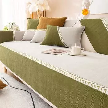 Подушка для дивана из шенилла Four Seasons Universal с нескользящим покрытием, полотенце New Entry Luxury Modern Simple High-end Cushion 70x70