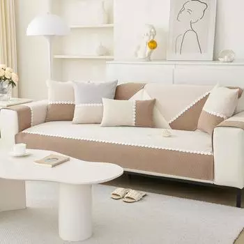 Подушка для дивана из шенилла на все времена года, новая нескользящая подушка, высококачественный кожаный чехол для дивана, чехол для подушки сиденья 70*70cm