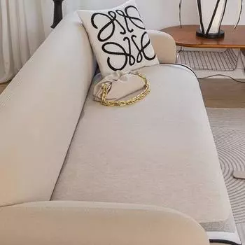 Подушка для дивана из шенилла неправильной формы, универсальная нескользящая подушка для четырех сезонов специальной формы, простая тканевая подушка для чехла на диван высокого качества 70*70cm