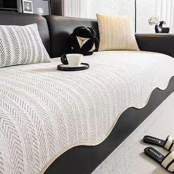 Подушка для дивана из шенилла, нескользящая, чехлы для диванов Four Seasons для гостиной, универсальный нестандартный защитный коврик для сиденья, домашний декор A 90x90