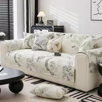 Подушка для дивана из шенилла, новый универсальный нескользящий кожаный чехол для дивана Four Seasons, чехол для подушки High Sense, полотенце из ткани 70x70cm 1pcs