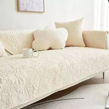 Подушка для дивана из шенилла, простая, всесезонная, нескользящая, чехол для дивана, подушка для сиденья, чехол для подушки сиденья, полотенце для спинки 70*70cm