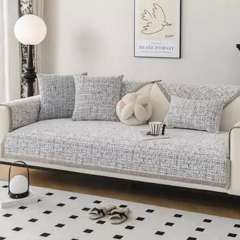 Подушка для дивана из шенилла с ароматом, универсальный нескользящий чехол для всех сезонов, прямая подушка для сиденья 70*70cm
