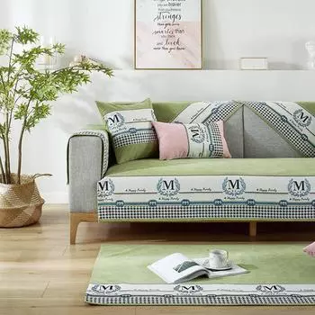 Подушка для дивана из шенилла с противоскользящим покрытием, всесезонная, универсальная, простая, современная, кожаная, чехол для дивана, полный комплект подушек 68*70