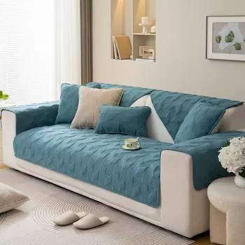 Подушка для дивана из шенилла с утолщенным листом Four Seasons General Simple, нескользящая подушка для сидения, чехол для дивана, чехол для заднего полотенца 70*70cm