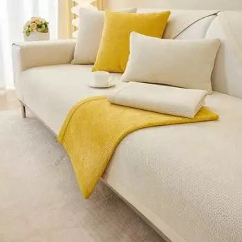 Подушка для дивана из шенилла, универсальный защитный чехол для дивана Four Seasons, полотенце, противоскользящая подушка для дивана, ковер для гостиной, домашний декор 1pc 30x50 pillowcase