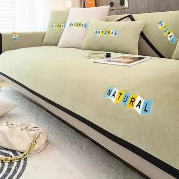 Подушка для дивана из синели для гостиной, скандинавский коврик для дивана, нескользящий чехол для дивана, L, угловой диван, полотенце, накладка на сиденье, защита дома 70x70cm 1pcs