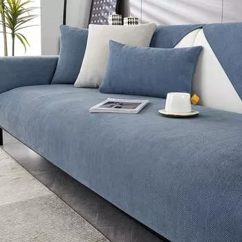 Подушка для дивана из синели для гостиной, нескользящий коврик для дивана, коврик для полотенец, чехол для дивана, угловой диван, одеяло, подушка для сиденья, защитные чехлы для дома 70x70cm 1pcs