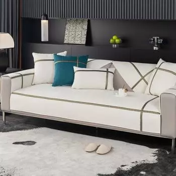 Подушка для дивана из синели для гостиной, нескользящий коврик для дивана, коврик для полотенец, чехол для дивана, угловой диван, одеяло, подушка для сиденья, защитные чехлы для дома 70x70