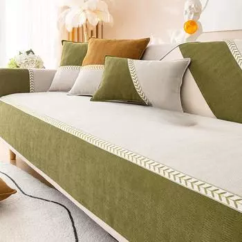 Подушка для дивана из синели Four Seasons, универсальная нескользящая подушка для полотенец, роскошная современная простая подушка высокого класса 70*70