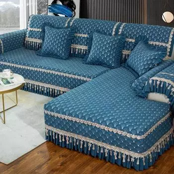 Подушка для дивана из синели Four Seasons, универсальный высококачественный чехол для дивана, стеганая ткань «все включено». 70*70