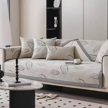 Подушка для дивана из синели Four Seasons, универсальная легкая роскошная высококачественная подушка, нескользящий чехол для дивана, тканевый чехол 70*70cm