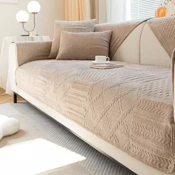 Подушка для дивана из синели Four Seasons, универсальная простая современная тканевая подушка из высококачественной ткани с защитой от царапин 70X70