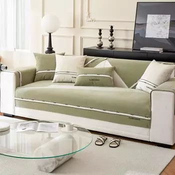 Подушка для дивана из синели, французская универсальная нескользящая подушка для дивана Four Seasons, тканевый чехол, пылезащитная высококачественная серая подушка 70*70cm