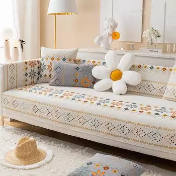 Подушка для дивана из синели, кожаная подушка на четыре сезона, универсальная простая современная ткань, чехол для дивана, легкая роскошная подушка высокого класса, полотенце 70*70cm