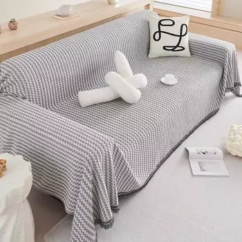 Подушка для дивана из синели, не царапающаяся, цельное одеяло для дивана для гостиной, универсальное простое противоскользящее покрытие, тканевый чехол, пылезащитный чехол 180*130cm