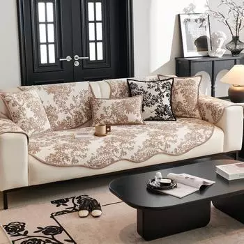 Подушка для дивана из синели неправильной формы, универсальная нескользящая подушка для гостиной, прямой чехол для дивана, полотенце, не царапается 70*70cm