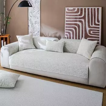 Подушка для дивана из синели, Нескользящий чехол для дивана, светильник для полотенец, роскошный высококачественный универсальный чехол для дивана на четыре сезона 70*70cm