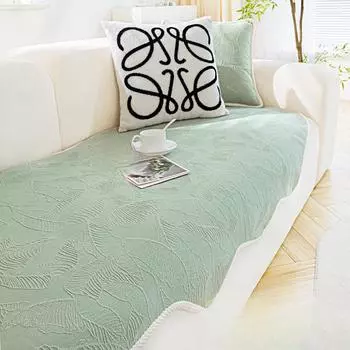 Подушка для дивана из синели специальной формы, новинка 2024 года, универсальная подушка для четырех сезонов, противоскользящая лента, простой современный чехол для дивана 70*70