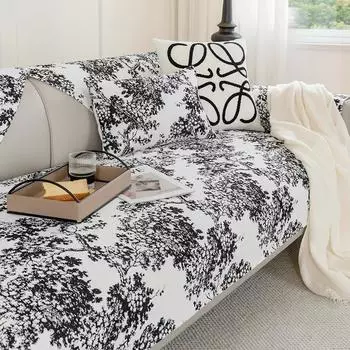 Подушка для дивана из синели, универсальная нескользящая простая современная высококачественная подушка для гостиной, кожаный чехол для дивана, полотенце 70*70cm