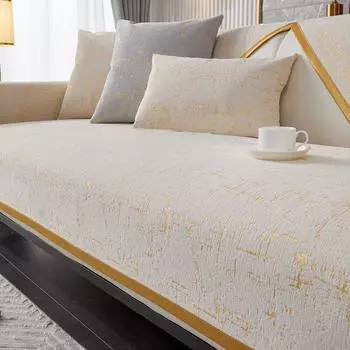 Подушка для дивана из синели, универсальная простая современная подушка для сиденья, нескользящая легкая роскошная подушка для дивана, спинка 70*70