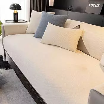 Подушка для дивана из синели, универсальная, простая, современная, нескользящая, легкая, роскошная, на седло, на четыре сезона 70*70cm