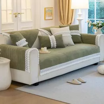 Подушка для дивана из синели, универсальная нескользящая подушка Four Seasons, чехол на спинку дивана, чехол для дивана, полотенце 70*70cm