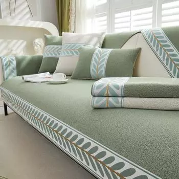 Подушка для дивана из синели, универсальная нескользящая подушка Four Seasons, чехол на спинку дивана, чехол для дивана, полотенце 70*70cm