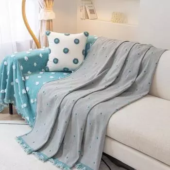 Подушка для дивана из синели, универсальная простая современная подушка для сиденья, нескользящая наволочка на спинку, тканевый чехол для полотенец 180*130cm