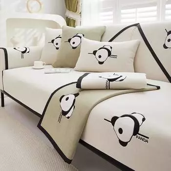 Подушка для дивана из синели, универсальная простая современная нескользящая подушка на четыре сезона, новый чехол для дивана, полотенце для спинки, тканевый чехол для дивана 70x70cm