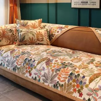 Подушка для дивана из синели, универсальная для всех сезонов, простая современная подушка для сиденья в новом стиле, нескользящий чехол для подушки, ткань для покрытия спинки 70*70cm