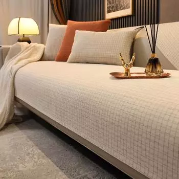 Подушка для дивана из синели, универсальное полотенце для спинки на четыре сезона, ткань с полным покрытием, нескользящий чехол, универсальная подушка «все включено» 70*70cm