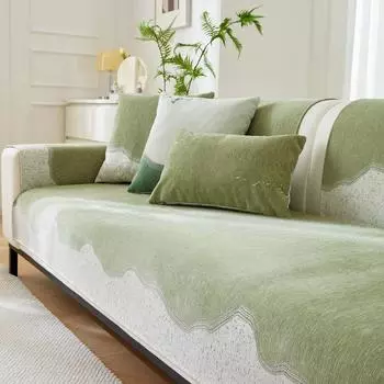 Подушка для дивана из синели, универсальный противоскользящий чехол Four Seasons, тканевый чехол для полотенца, чехол для дивана, универсальная подушка для сиденья «все включено» 70*70cm