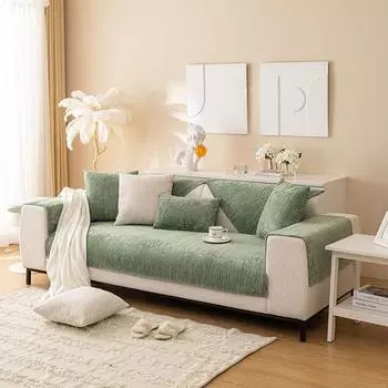 Подушка для дивана из синели в скандинавском стиле, Нескользящая подушка для дивана для гостиной, ткань для четырех сезонов 70*70cm синий