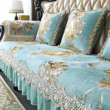 Подушка для дивана из жаккарда, дышащая, износостойкая, подушка для дивана, домашний декор, нескользящий чехол для дивана, защитный чехол для мебели 50x60