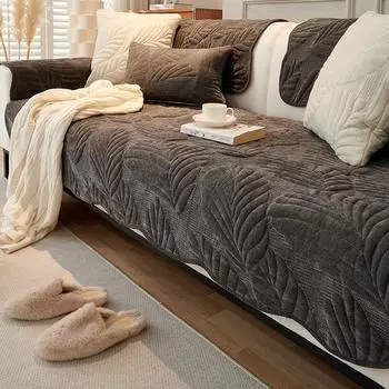 Подушка для дивана Leaf Four Seasons, универсальная, нескользящая, устойчивая к пятнам, подушка для дивана, всеобъемлющая, чехол для спинки дивана, утолщенная ткань 70*70cm