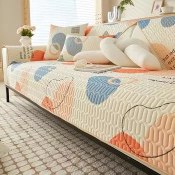 Подушка для дивана, летний маленький свежий латексный чехол на сиденье, чехол на спинку, полотенце, противоскользящий тканевый чехол для дивана 70*70cm