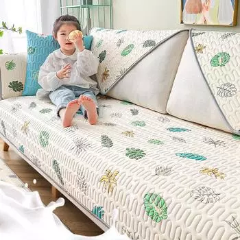 Подушка для дивана, летняя, летняя, скандинавская, простой нескользящий коврик, тканевое полотенце с полным покрытием, спинка, полотенце 60*60