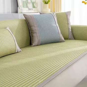 Подушка для дивана, летняя подушка для сиденья, нескользящая летняя подушка для дивана, пылезащитный чехол, тканевая подушка 60*60cm